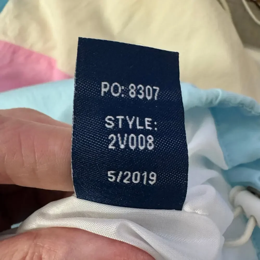 Southern Shirt Co. Kelly Colorblock Retro Windbreaker Women S 90s Momcore Pastel
